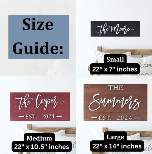 Custom Wood Sign, Wall Decor, Home Decor, Housewarming Gift, Established Sign, Family Name Sign, Personalized Gift, Wedding Gift, Wood Sign