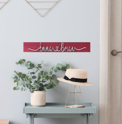 Personalized Couple Gifts / Love Couples Name Pallet Sign / Boyfriend Girlfriend Gift / Fiance Wedding Anniversary Gift / Custom Name