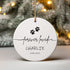 Personalized Dog Memorial Ornament, Dog Loss Ornament, Pet Memorial Gifts, Dog Mom Christmas Gifts, Forever Loved, Custom Dog Ornament