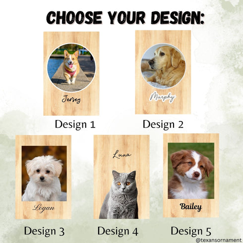 Custom Portraits Using Pet Photo on Wood Personalized Dog Portraits Cat Portraits Custom Dog Portraits Custom Pet Memorial Art