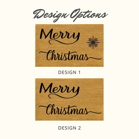 Merry Christmas doormat, Welcome doormat, housewarming gift, Christmas gift,Christmas decor, holiday gift,custom doormat, new home gift - 70