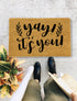Funny Doormat, Yay You Are Here door mat, Welcome Door mat - 65