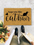 Cat Door Mat - Cat lovers gift, New Home Gift, Funny Door mat, Housewarming Gift - 58