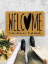 Welcome Door Mat, Funny Door mat, New home gift - 152