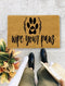 Cat Door Mat - Wipe Your Paws, Cat lovers gift, New Home Gift, Funny Door mat, Housewarming Gift - 155