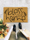 Bless our Home, Closing Gift, Funny Door mat, New home gift, Wedding gift - 157