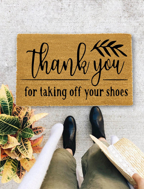 Thank You for Taking off Your Shoes, New home gift, Wedding gift - 184