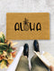 Aloha Pineapple door mat, Funny Doormat, Housewarming Gift, Welcome Mat, Funny Door Mat, Closing Gift, Wedding Gift - 1002