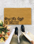 Bless This Hizzle FO' SHIZZLE?, I am Home., Closing Gift, Funny Door mat, New home gift, Wedding gift - 9