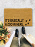 A Zoo in Here., Closing Gift, Funny Door mat, New home gift, Wedding gift - 38