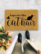 Cat Door Mat - Cat lovers gift, New Home Gift, Funny Door mat, Housewarming Gift - 2096