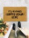 Funny Doormat, Housewarming Gift, Welcome Mat, Funny Door Mat, Closing Gift, Wedding Gift - 2006