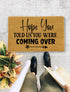 Funny Doormats, Closing Gift, Funny Door mat, New home gift, Wedding gift - 2095